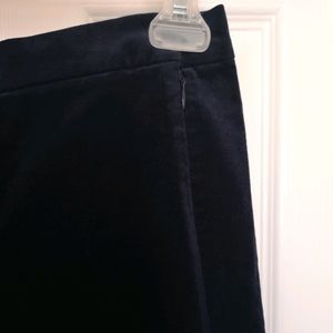 Banana Republic Velvet Pants Navy Uniform Size 2P